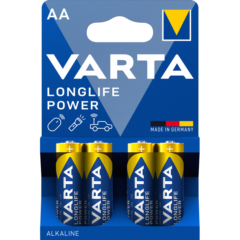 4 Stück Batterie Alkaline-High-Energy AA LR6/1.5V