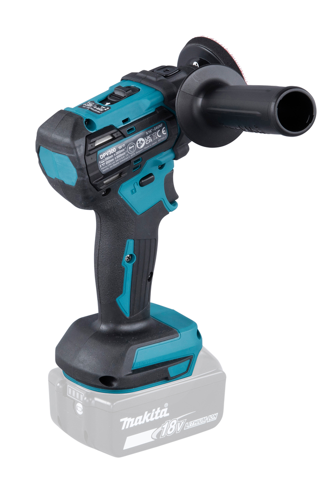 Akku-Polierschleifer MAKITA DPV300Z 18V Ø80mm,1,6kg ohne Akku,Koffer u.Ladegerät