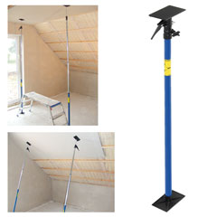 Montagestütze PROFI Gr.1/145-290cm gummierte Platten an beiden Seiten