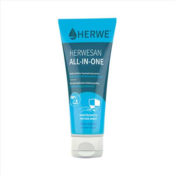 Hautschutz ALL-IN-ONE, abdruckfrei bei wechselnden Arbeiten, Behälterinhalt: 100ml, Verpackungsart: Tube