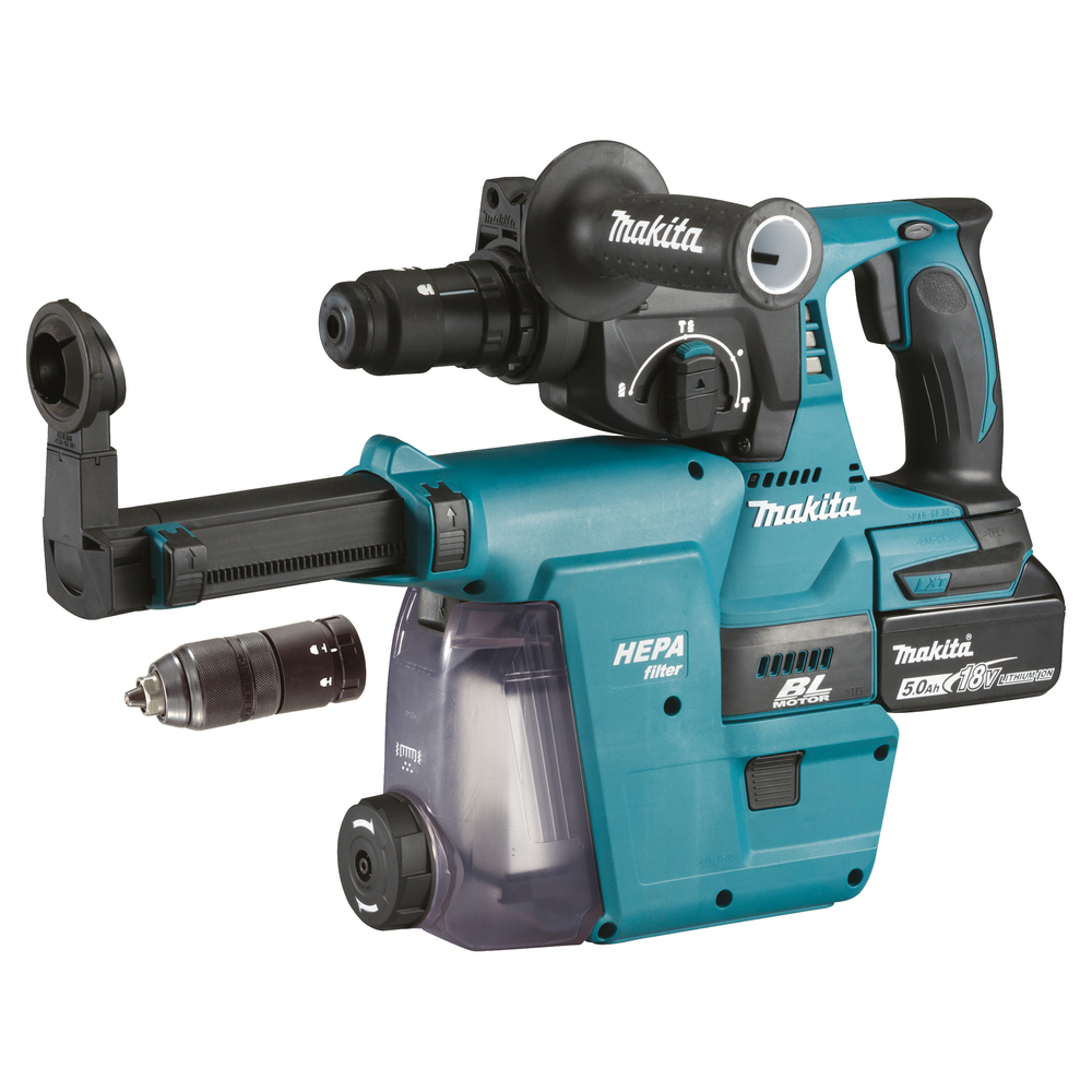 Akku-Bohrhammer DHR243RTJW 18V/5,0Ah 2,0J mit 2 Akkus,Ladegerät,Koffer