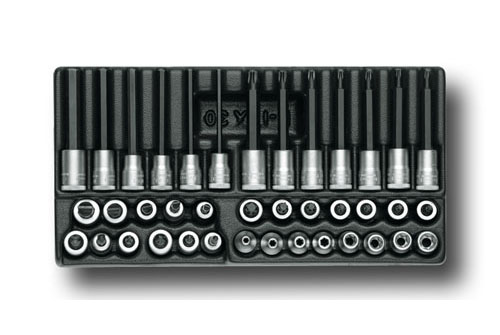 Satz Schraubendrehereinsätze 3/8" in 1/3 ES-Modul, 1500 ES-ITX 30