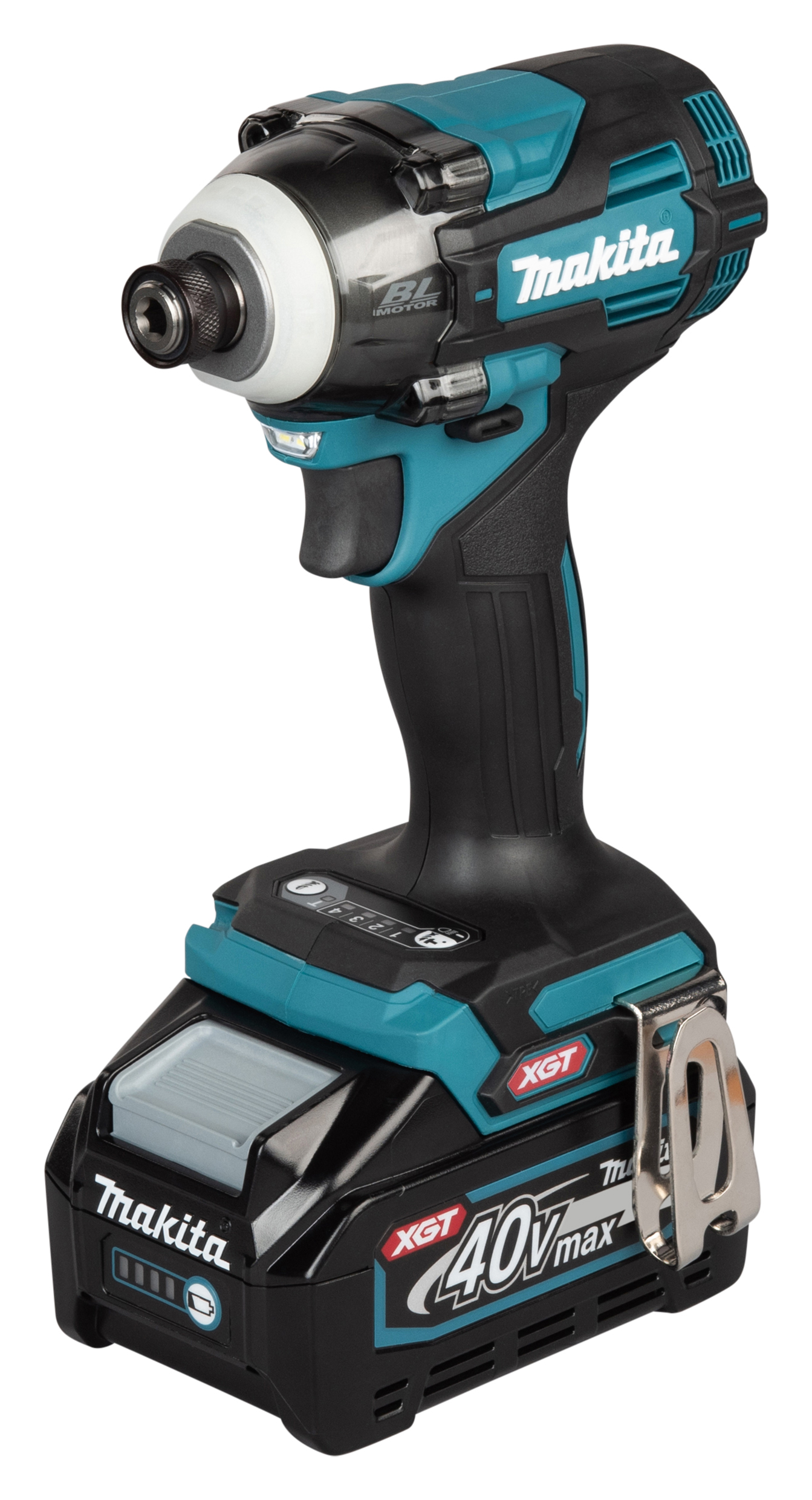 Akku-Schlagschraub.MAKITA TD004GD201 40V 2x2,5Ah Akku, Ladegerät u. Koffer