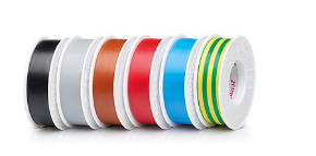 PVC Elektroisolierband 15mm x 0,15mm x 10m VDE,ÖVE Prüfz.