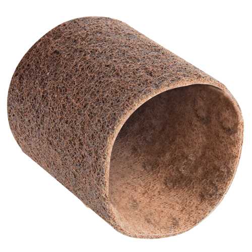 Schleifvlies-Hülse braun 90x100mm zum Mattieren