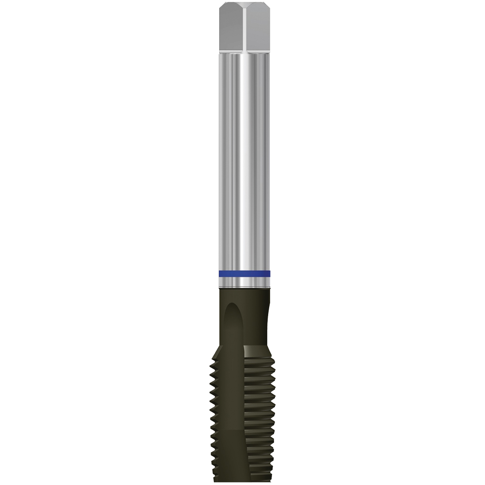 Maschinengewindebohrer HSS-PM TiCN DIN376B für Durchgangsloch,Blauring