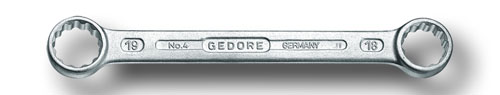 Doppelringschlüssel gerade UD-Profil , Schlüsselweite (1): 6mm, Schlüsselweite (2): 7mm