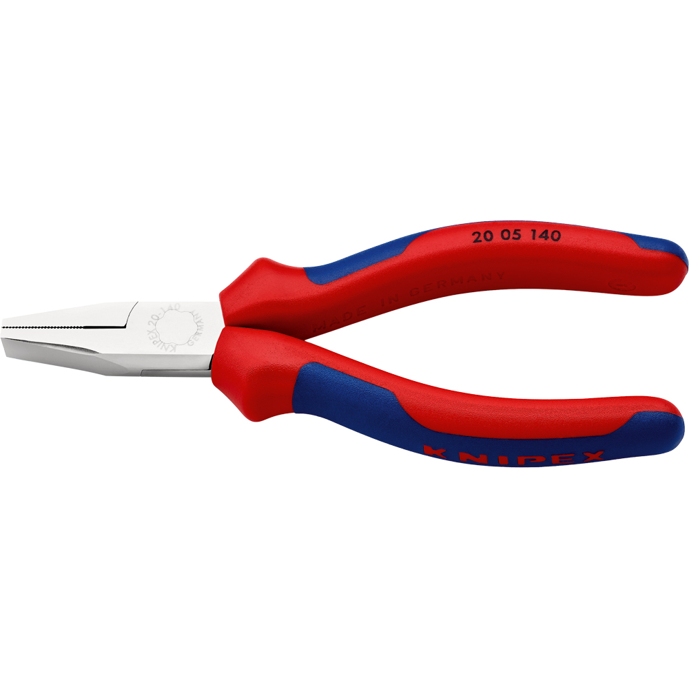 Flachzange, MK-Hülle, verchromt,, KNIPEX , Länge: 140mm