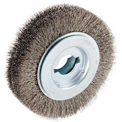 Polier-Blitz Inox-Bürste, 0,2mm,zum Entrosten, Maße: 100x25mm