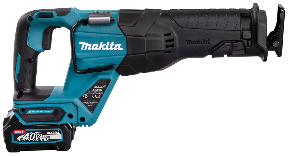 Akku-Reciprosäge MAKITA JR001GD201 40V bis 3000U/m,2xAkku 5Ah,Ladegerät,Koffer