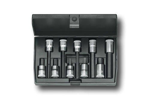 Schraubendreher-Satz 3/8" 10-tlg Innen-6-kt 4-10 mm, IN 30 LKM