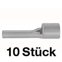 10 Stiftkabelschuh.0,5-1,0/1,9mm unisoliert,E-CU,verzinnt,10 Stück