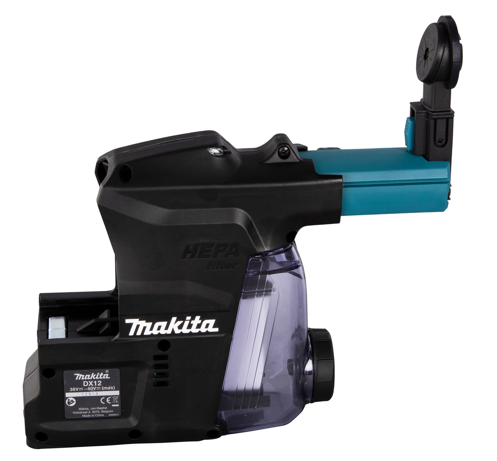 Staubabsaugung MAKITA DX12 für XGT HR003 Bohrhammer-Zubehör mit HEPA-Filter
