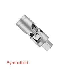 Kardangelenk 1/2" Chrom-Vanadium mattverchromt