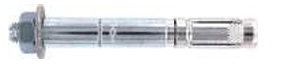 Lastanker A2K H-LB II, Bolzen und Mutter GALVANISCH VERZINKT, Durchmesser: 14mm, Länge: 84mm