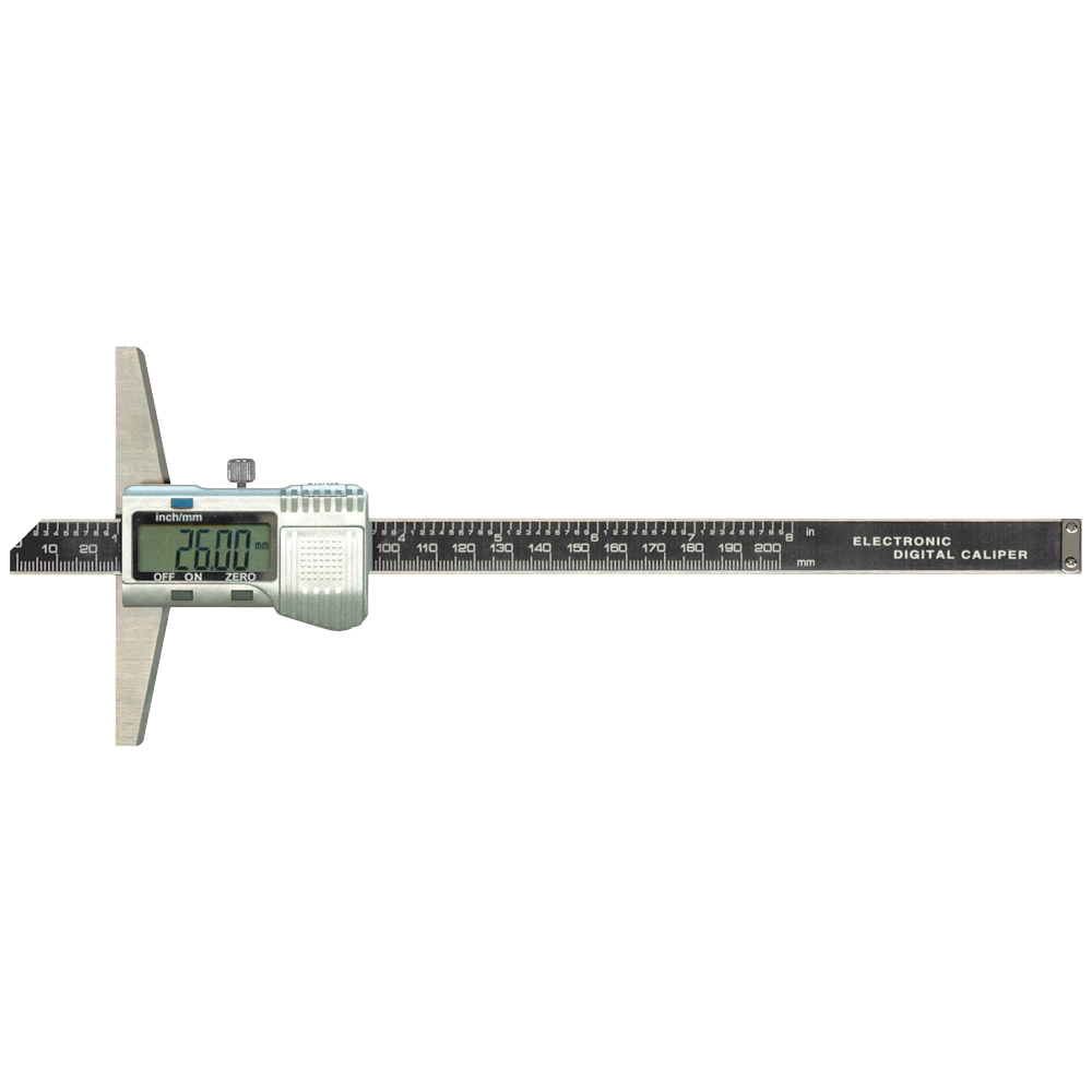 DIGITAL-Tiefenmessschieber DIN 862, FORM C, D, E, F ,13 mm Ziffernhöhe, Messbereich: 0-150mm, Form: C