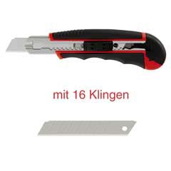 Repetier-Messer Automatik Satz 17-teilig mit 10 Stück Ersatzklingen 18x0,6mm