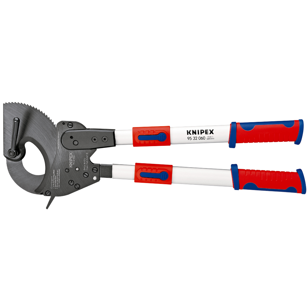 Kabelschneider (Ratschenprinzip) 630 mm brüniert, mit Mehrkomponenten-Hüllen