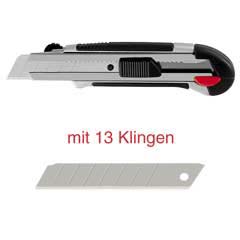 Automatik-Doppelfix-Messersatz 14-teilig inklusive Scharfschnitt-Abbrechklingen