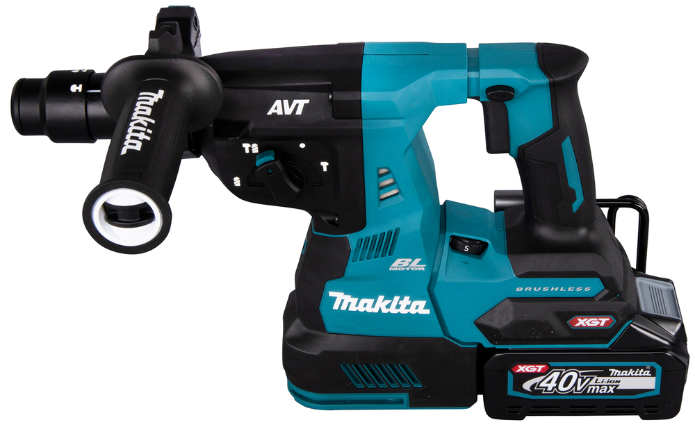 Akku-Bohrhammer MAKITA HR004GM201 40V 2x4Ah Akku,Ladegerät,Koffer