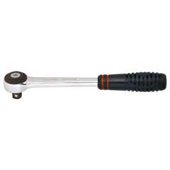 Feinstzahnknarre 1/2" Snap-Tool-Click 72 Zähne,Ergo-Griff,Glanzchrom