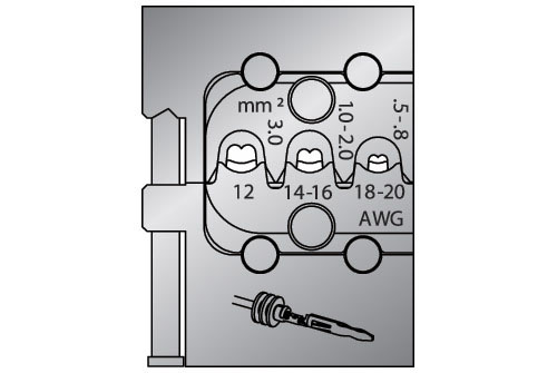 Modul-Einsatz für Lamellenkontakt 8140-20