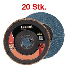 20 Stk. Fächerscheiben RASANTECO Typ 27 Inox