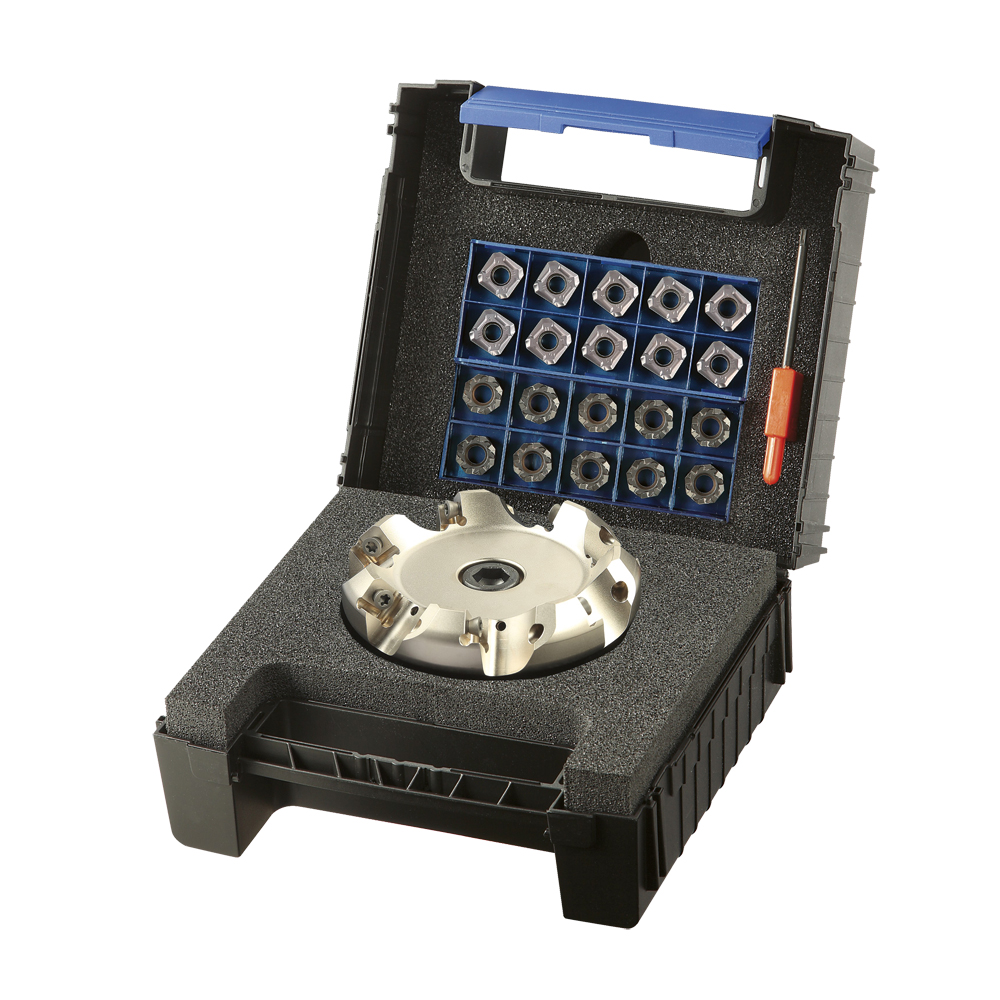 Fräserset TOP P924A 63x6 S/O12 D=63 Z6 inkl. 20 Stück SNMU1206ANER MP1013