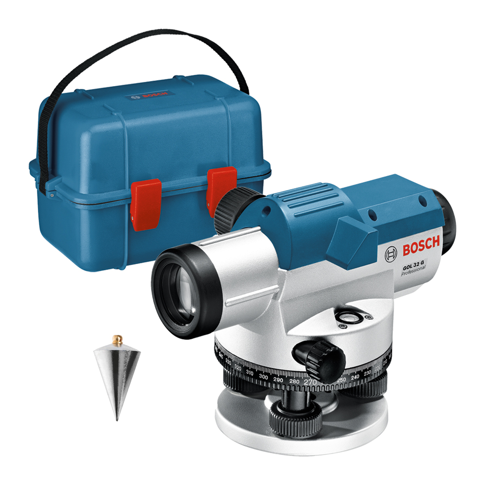 Optisches Nivelliergerät BOSCH GOL 32 G mit Transportkoffer