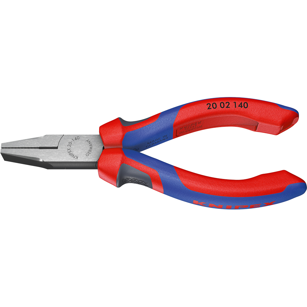 Flachzange, MK-Hülle,atramentiert schwarz, poliert, KNIPEX