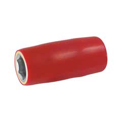 Stecknuss 6-Kant 3/8" Länge 45mm 1000V CV-Stahl,2-Schicht-isoliert,Stückgeprüft