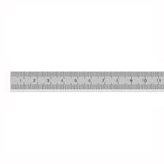 Stahl-Maßstab , Federbandmaß-Stab,rost- und blendfrei, Länge: 150mm