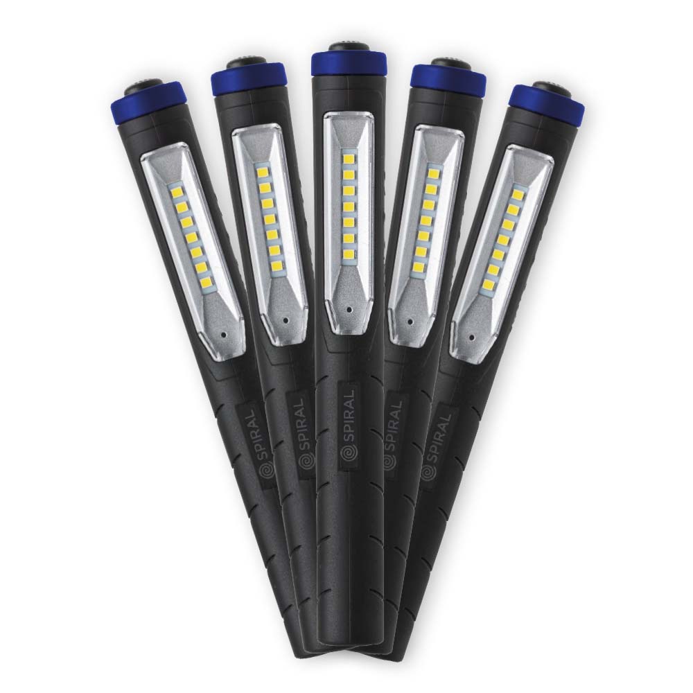 5Stk.Akku-Stablampe,PROFI PENLIGHT,120lm IP20,inkl. USB-Ladekabel,ohne Netzteil