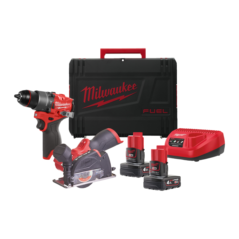 Akku-SpezialSet MILWAUKEE 12V M12FPP2G2-402X FUEL M12 FUEL Powerpack