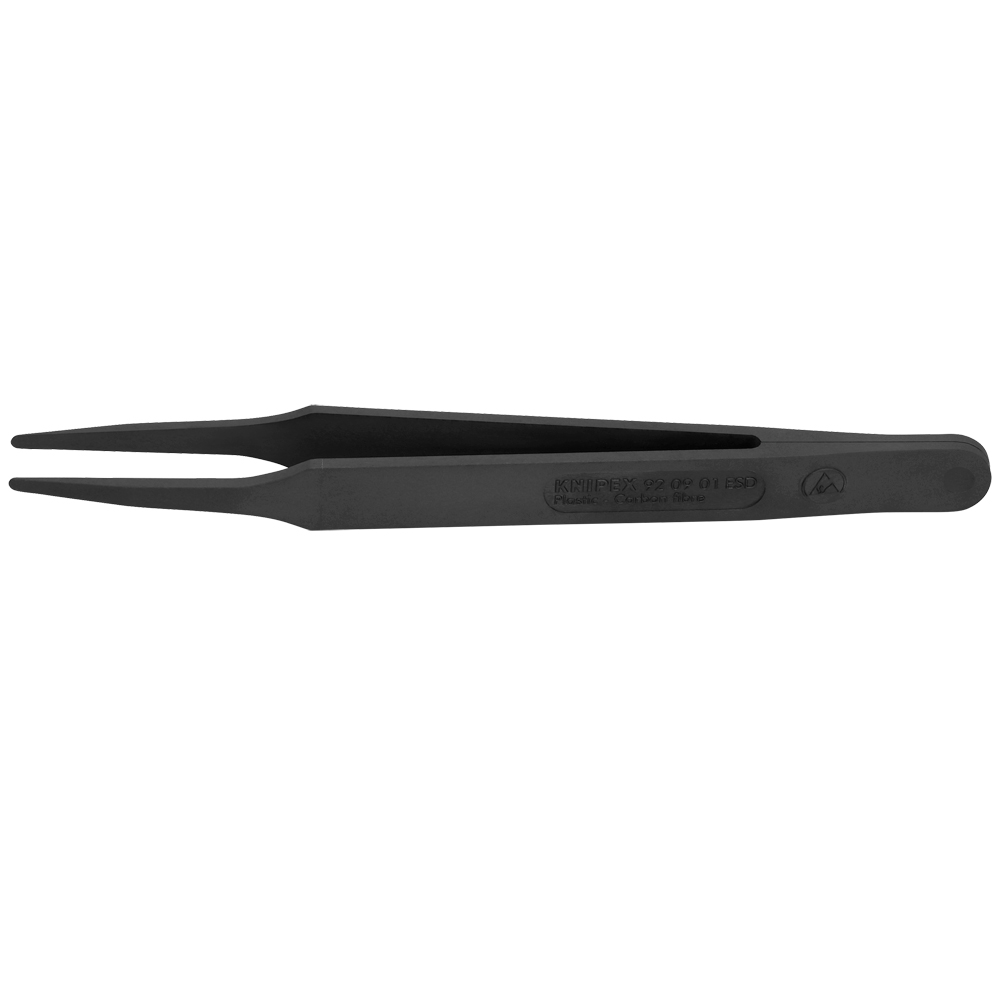 KNIPEX Kunststoffpinzette ESD, schwarz