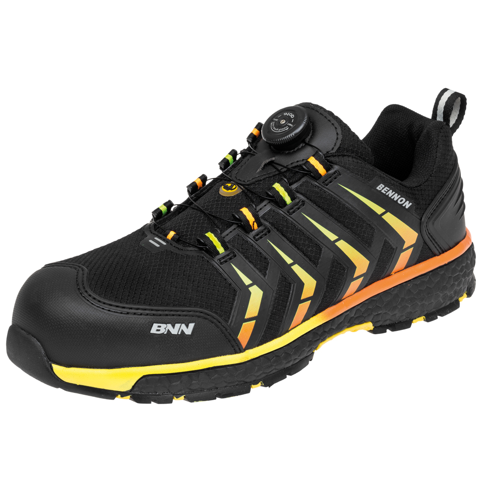 Sicherheitsschuh STINGER S3 ESD, EN 20345 S3 SRC,HRO,EN 61340,schwarz, Größe: 48