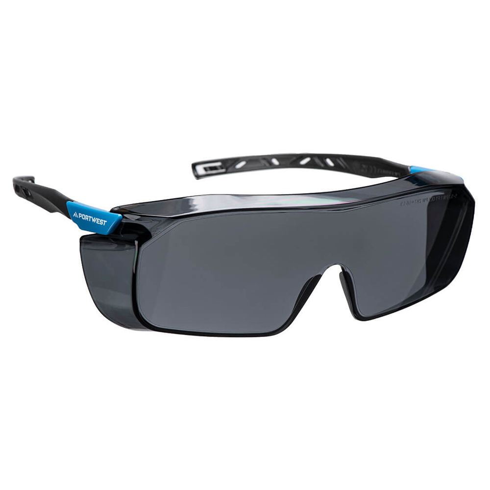 Bügelschutzbrille, Überbrille, PS31, Scheibe: PC getönt, 5-3.1 1 FT