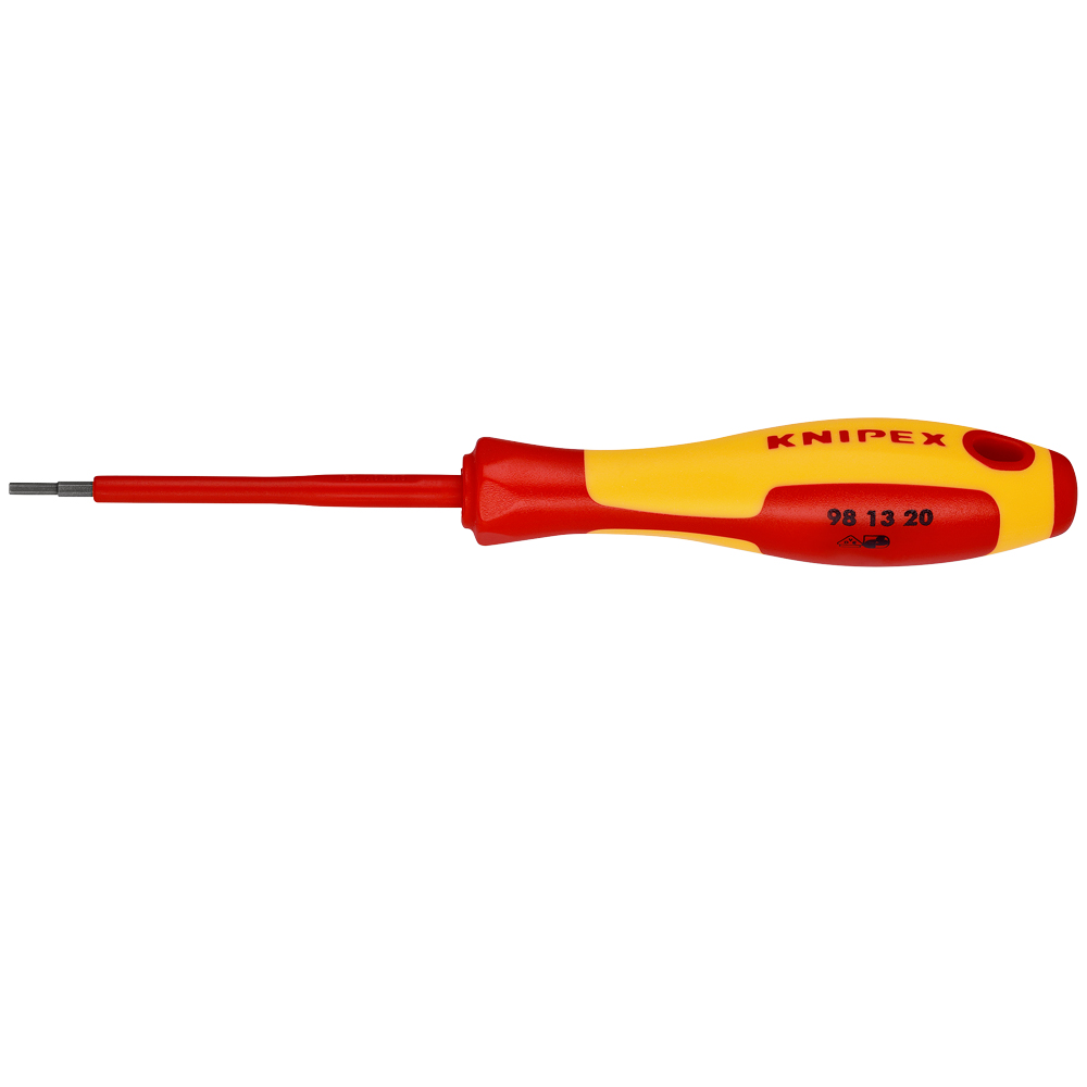 KNIPEX Schraubendreher, für Innensechskantschrauben, Schlüsselweite: 2mm