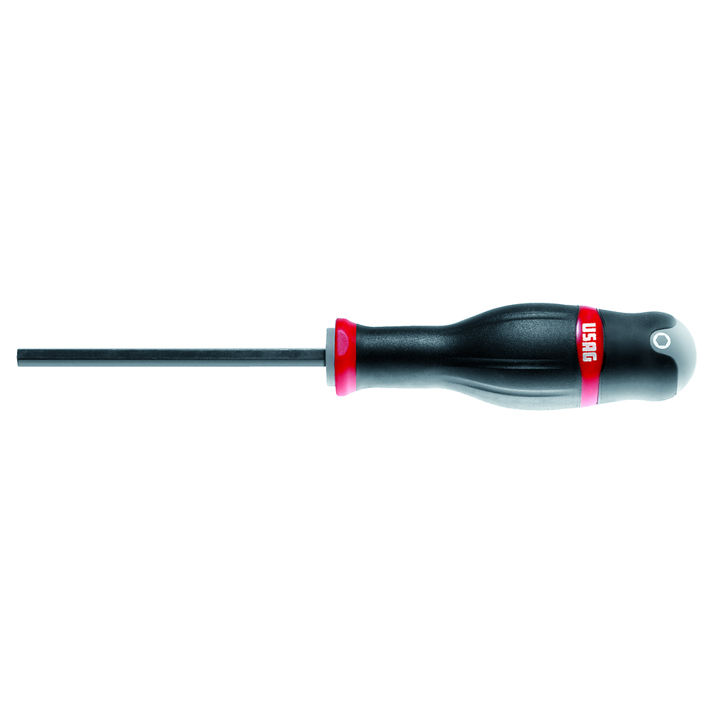 Inbus-Schraubenzieher U280D, Vanadium-USAG-Extra,verchromt, Schlüsselweite: 2mm, Länge der Klinge: 75mm