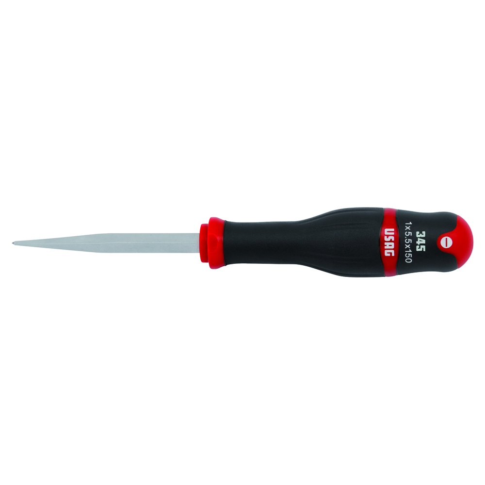Stechahle Vierkant U345 6mm Vanadium- USAG-Extra,Plastikgriff