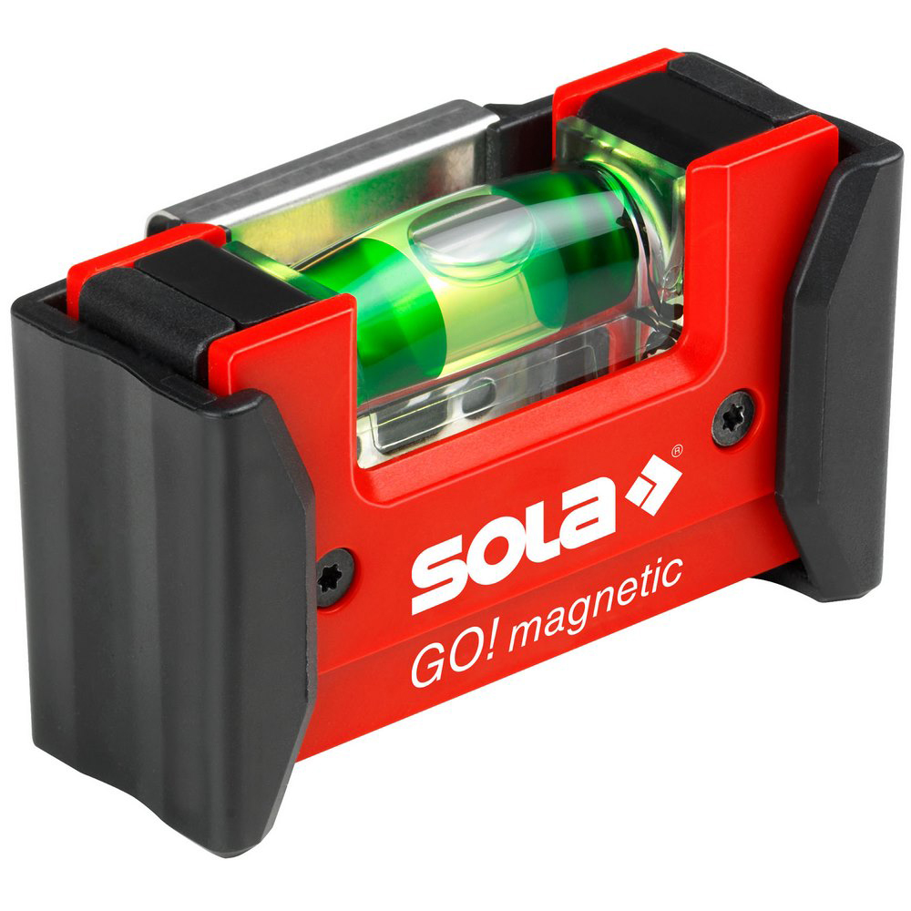 Kompakt-Wasserwaage Magnet, GO! magnetic , Extras: ohne CLIP