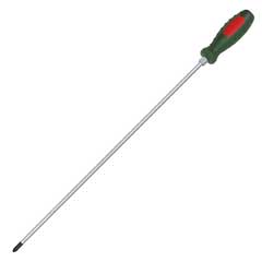 Schraubenzieher super-lang PH2x400mm Chrom-Va-Stahl,Kunststoffheft,schlagfest