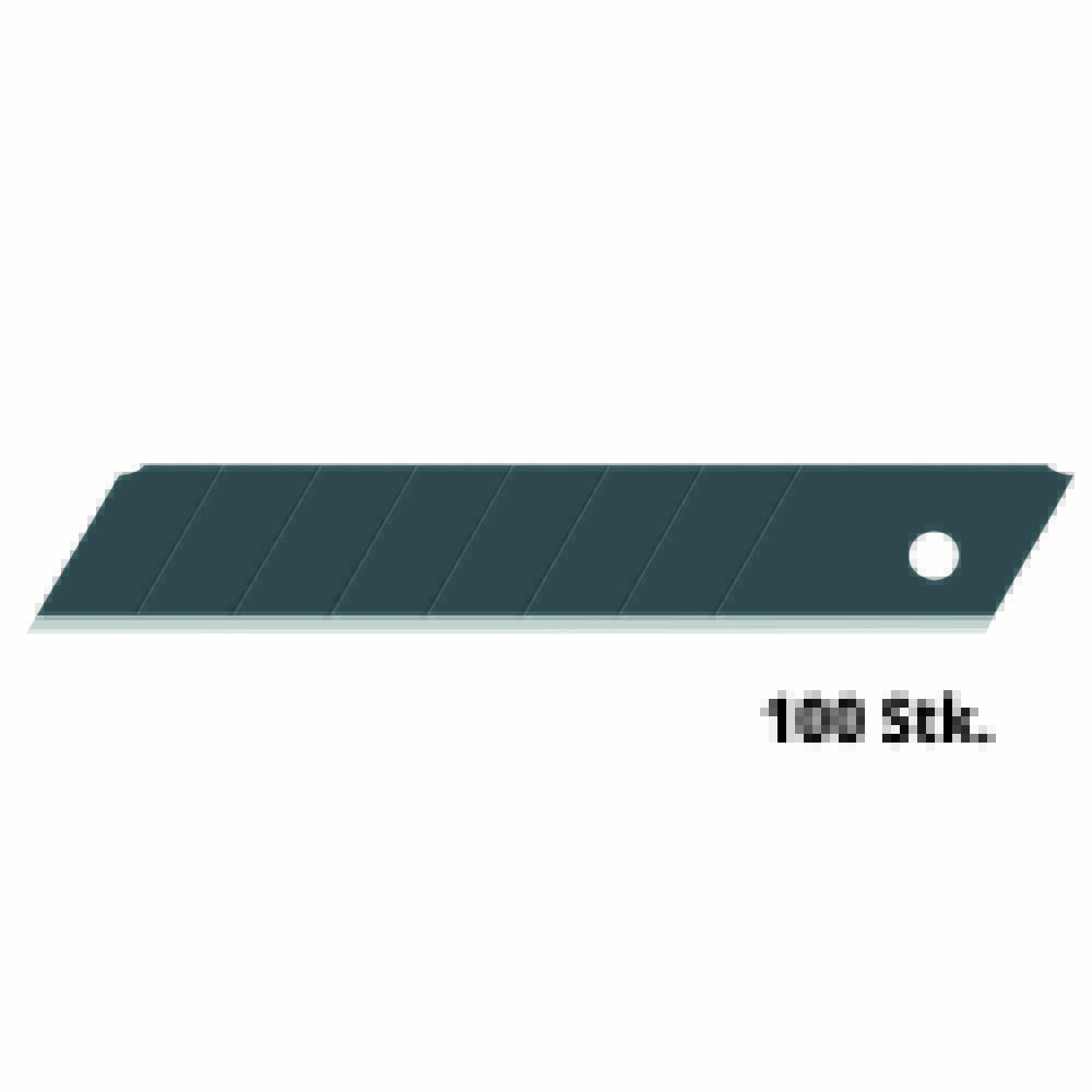 100 Stk. MagicBlack Abbrechklingen,18mm doppelter Schliff