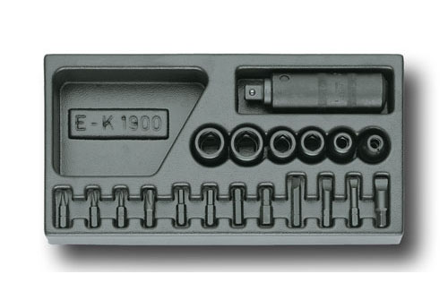 Schraubenlöser-Sortiment 1/2" in 1/3 ES-Modul, 1500 ES-K 1900
