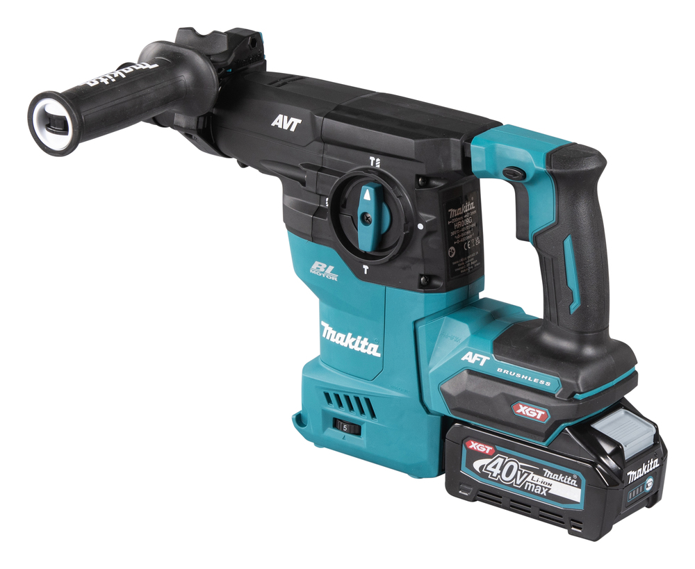 Akku-Bohrhammer MAKITA HR009GM201 40V 3,9J,2xAkku 4Ah,Ladegerät,Koffer