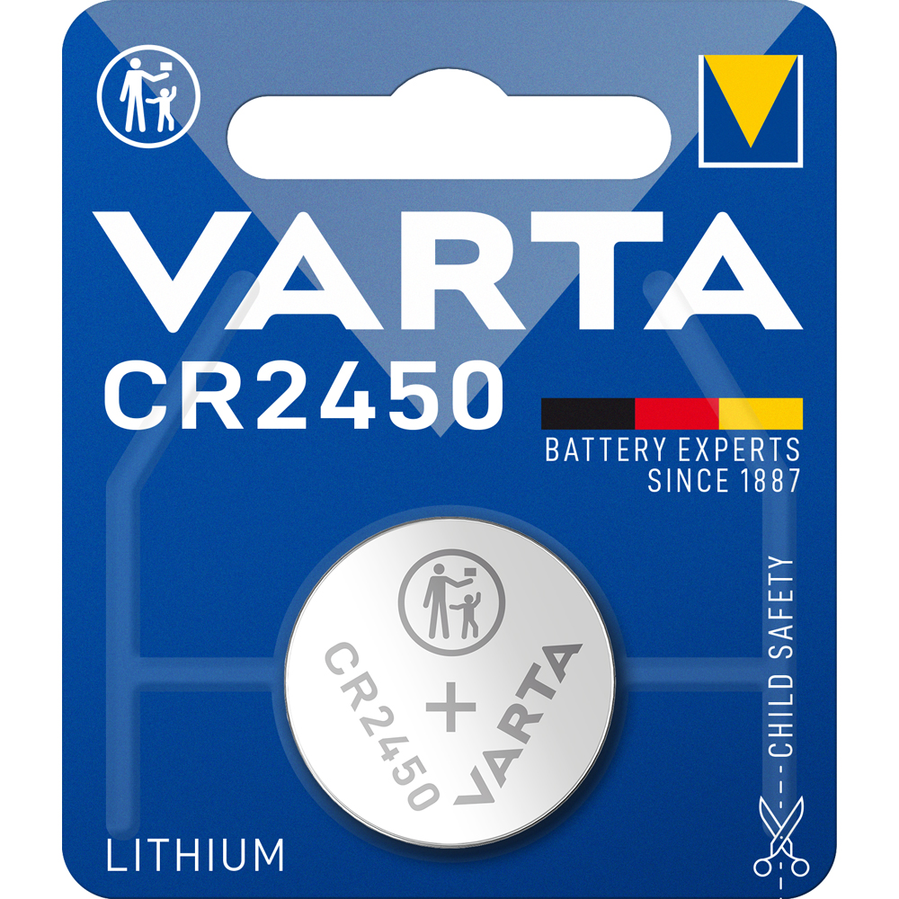 10 Stk.Knopfzelle Lithium CR2450,3V 560mAh