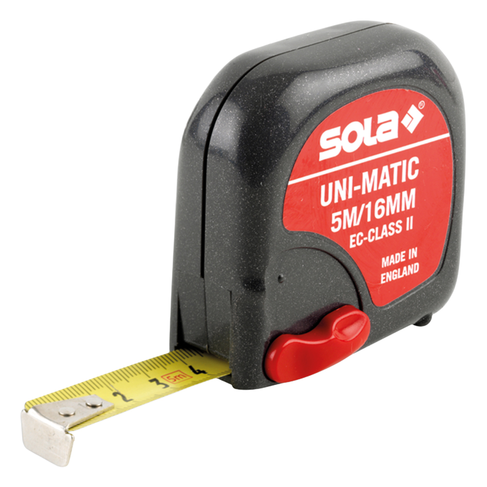Rollbandmaß Sola UNI-Matic EGII Seitliche Bandbremse für Innenmessungen