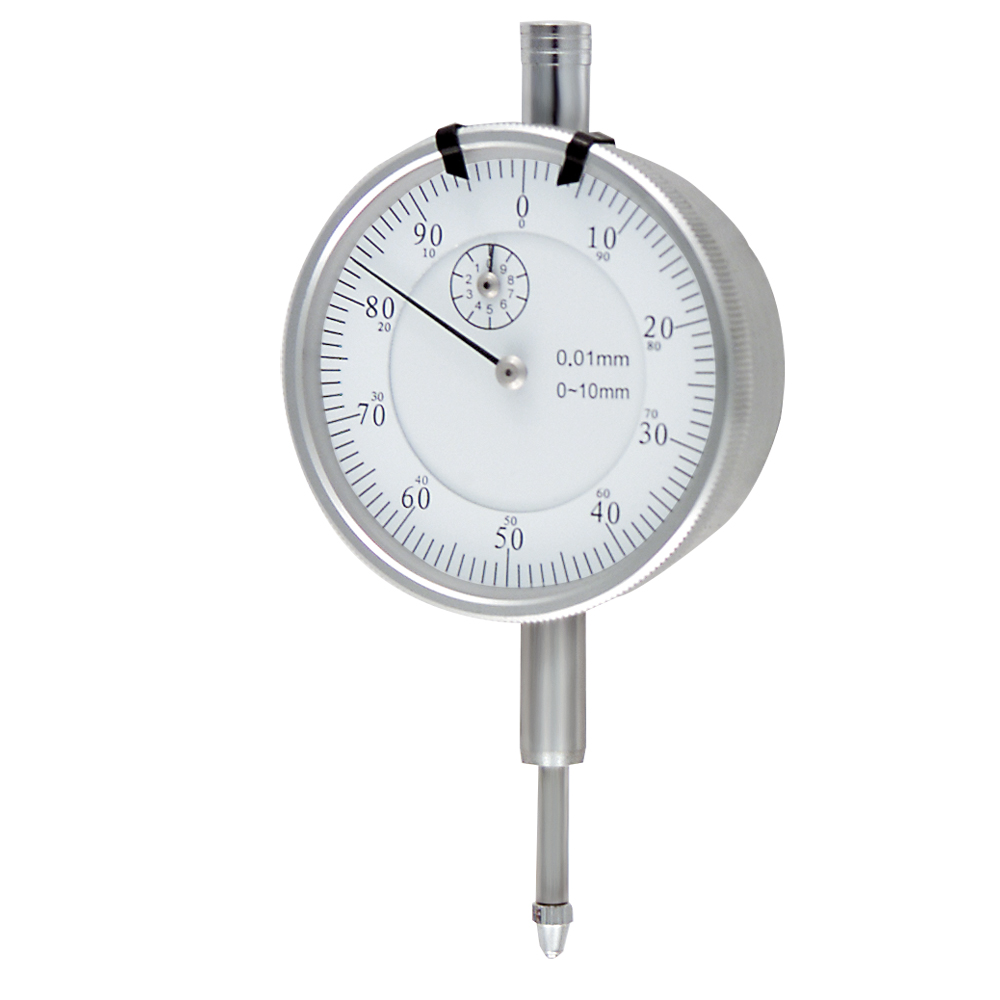 Messuhr analog 0-10mm; Model A Einspannschaft Ø 8mm; inkl. Etui