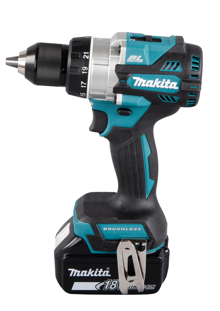 Akku-Bohrschrauber MAKITA DDF486RTJ 18V 2x5Ah Akku,13mm,0-2100U/min,Koffer,Lg