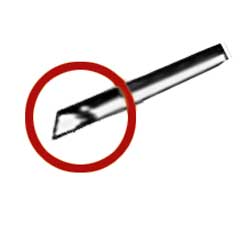 Meißelkopf-Nadel 3mm für Nadelpistole 1B,3B und 4B